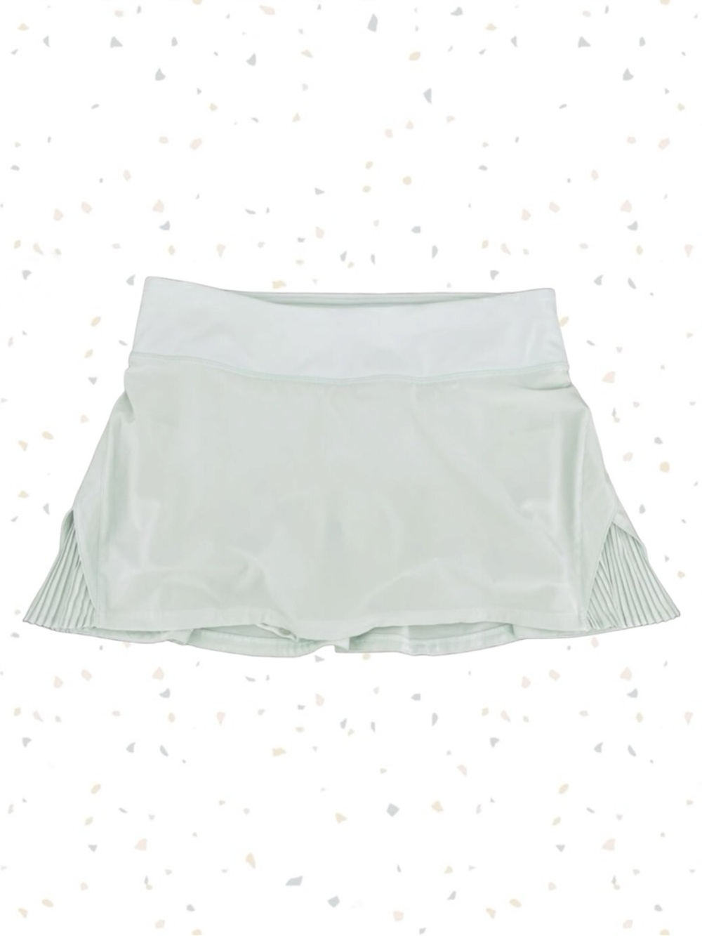 Lululemon Play Off The Pleats Skirt Springtime Mint Green Athletic Skort Size 6